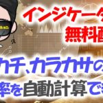 【無料配布】トンカチ、カラカサの反発率を自動的に計算するバイナリーのインジケーターがある!?